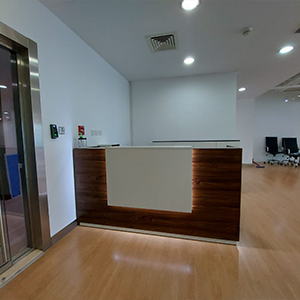 Reception desk